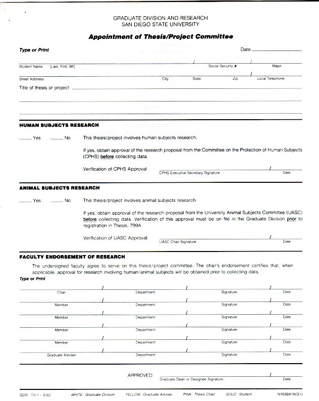 Dissertation Approval Form